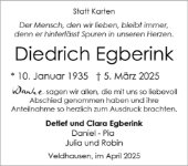 eine Anzeige