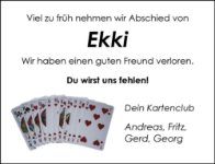 eine Anzeige